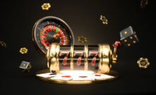 slot machine with roulette wheel
