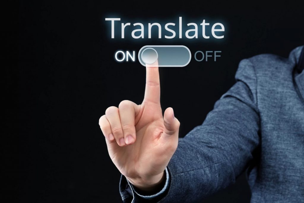 translate on off